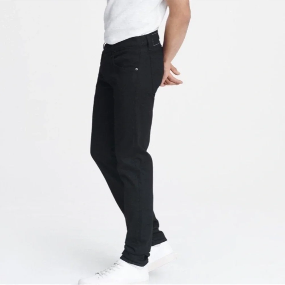 Rag & Bone Fit 1 Extra Slim Skinny Fit Black Authentic Stretch Jean - Picture 17 of 17